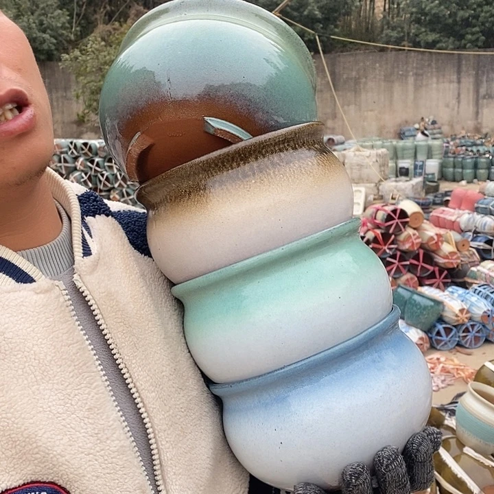 红陶正品高13口20