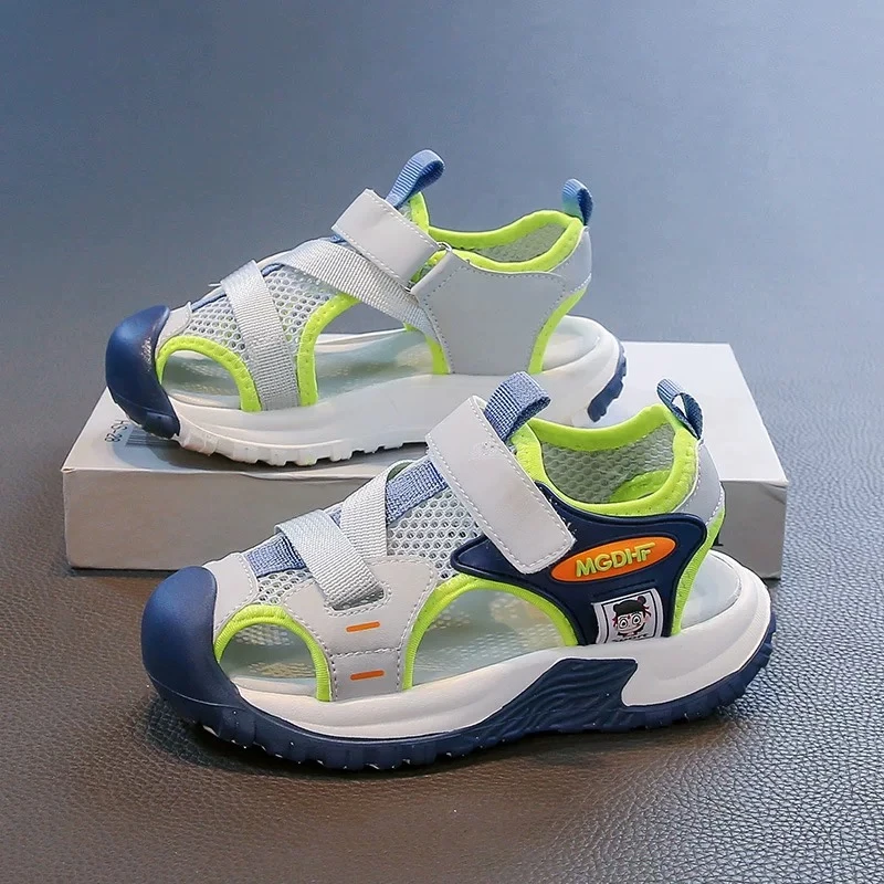 911儿童凉鞋男童户外溯溪鞋新款夏季防滑沙滩鞋大童凉拖男孩