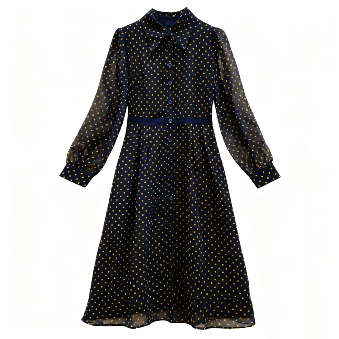 【品牌撤柜剪标】秋冬气质通勤高级感短袖扭结收腰显瘦连衣裙 J10