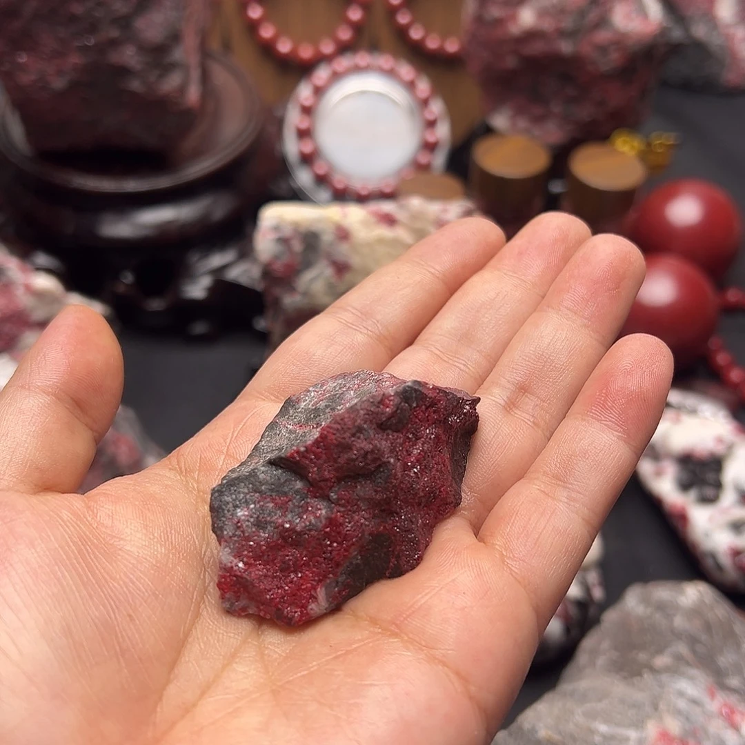 天然辰砂天然朱砂原矿