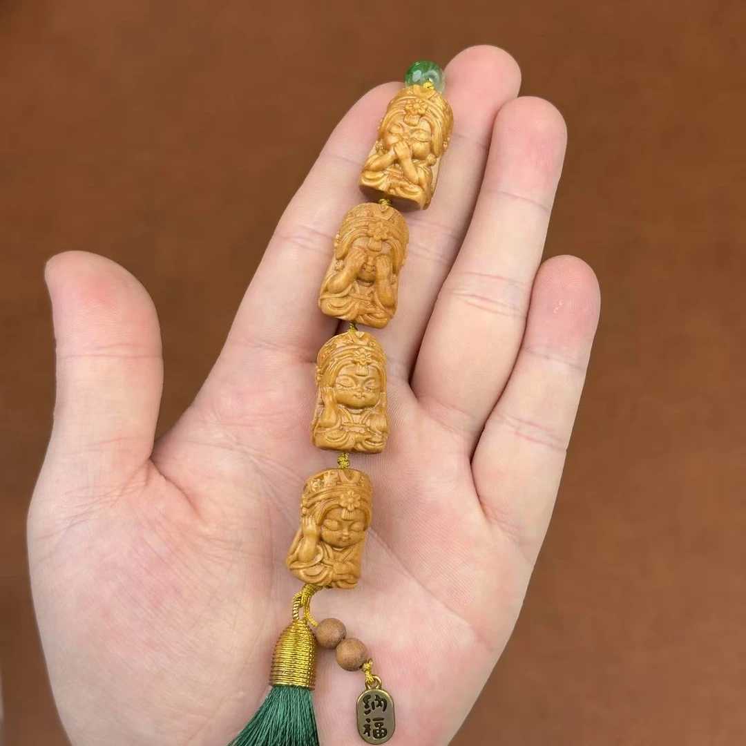 芭比檀香 四不扎基车挂(无礼盒)K17