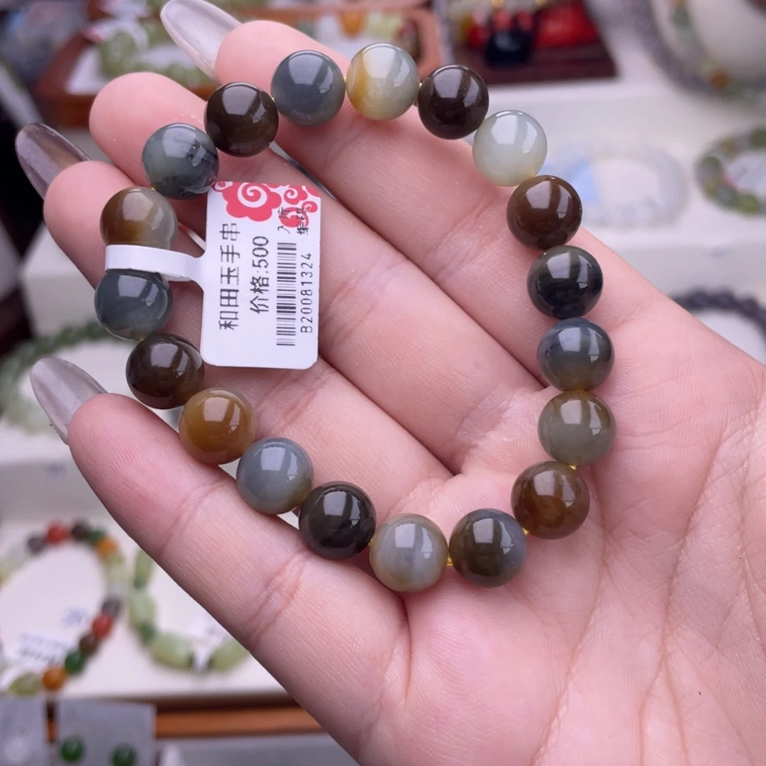 和田玉未镶嵌手串10mm