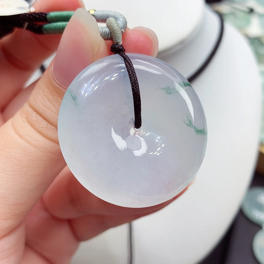 颈饰未镶嵌翡翠翡翠45，34.6/6.1