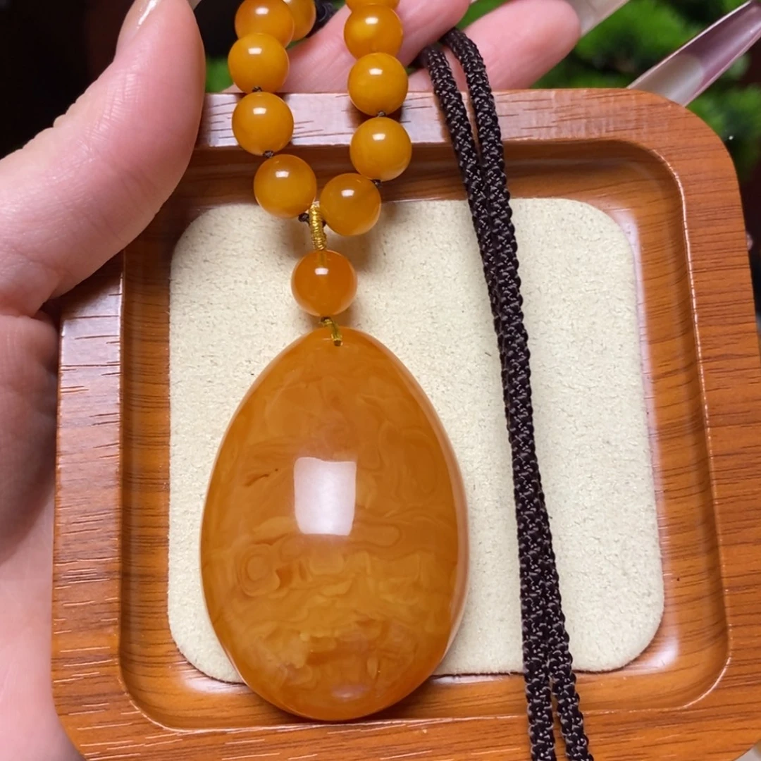 【闪购商品】蜜蜡颈饰未镶嵌项链
