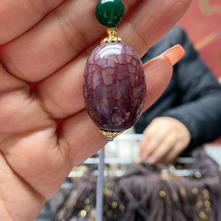 玛瑙/玉髓颈饰合金