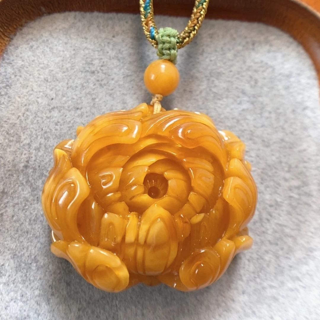 未镶嵌颈饰蜜蜡蜜蜡