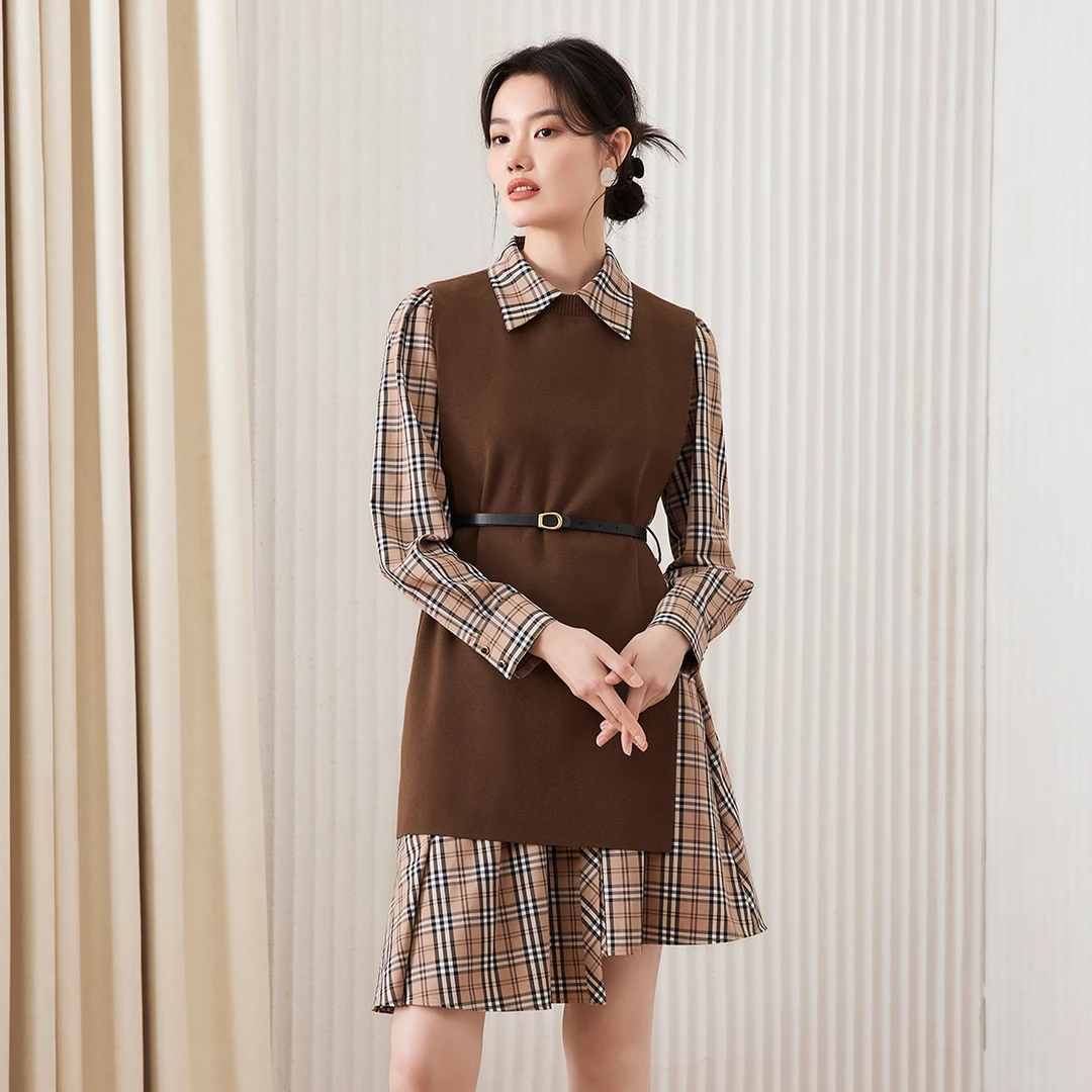 【小余专属】3S时尚新款连衣裙35E10035