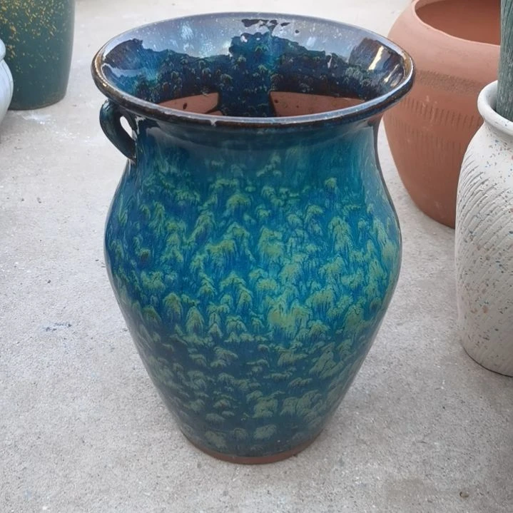 红陶口20高32一个盆子