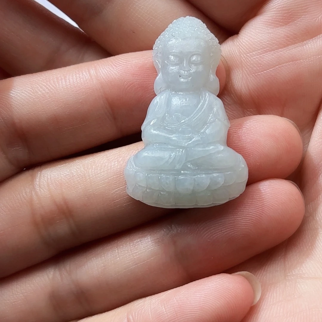 定制翡翠未镶嵌天然缅甸翡翠A货药师佛不退不换