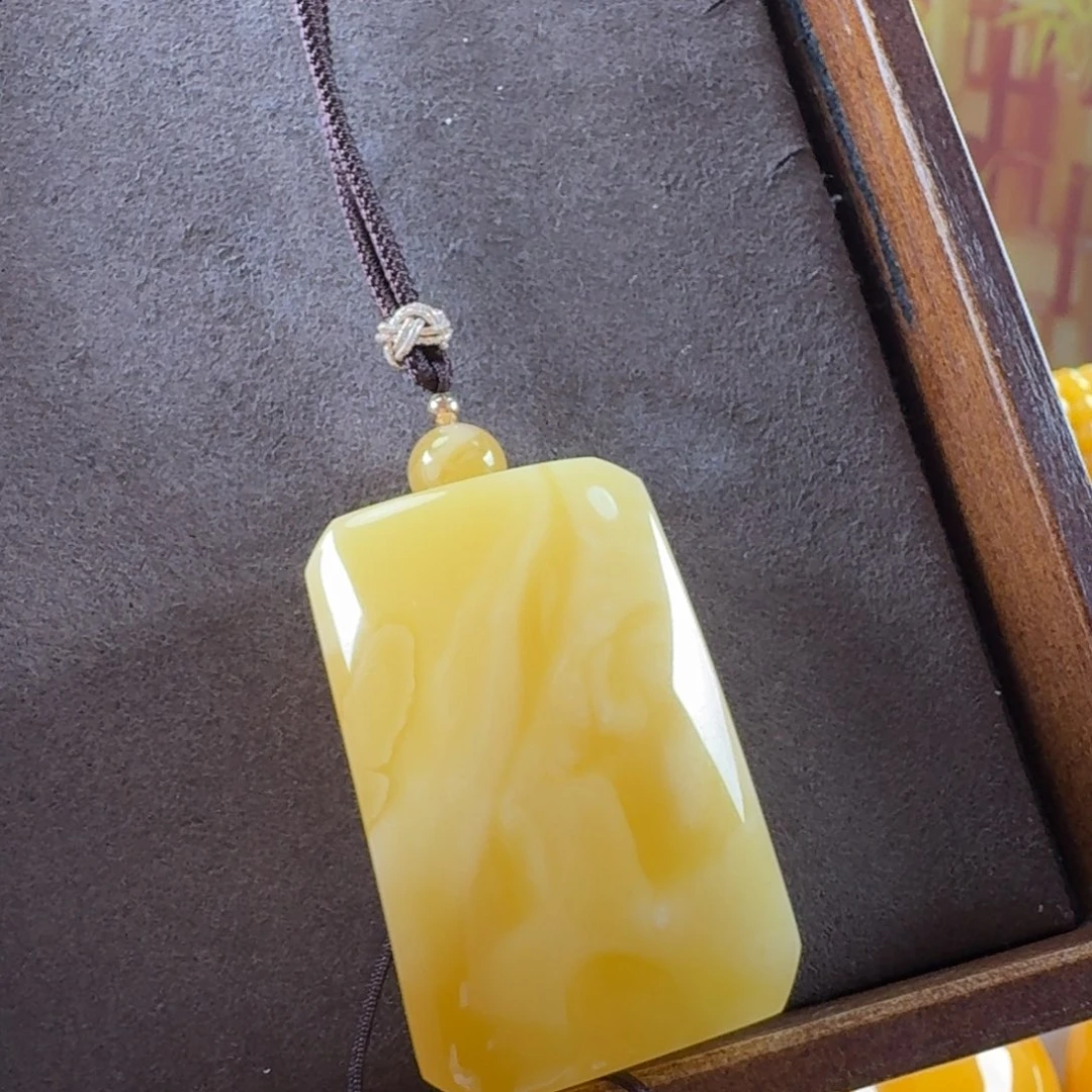 蜜蜡未镶嵌毛衣链