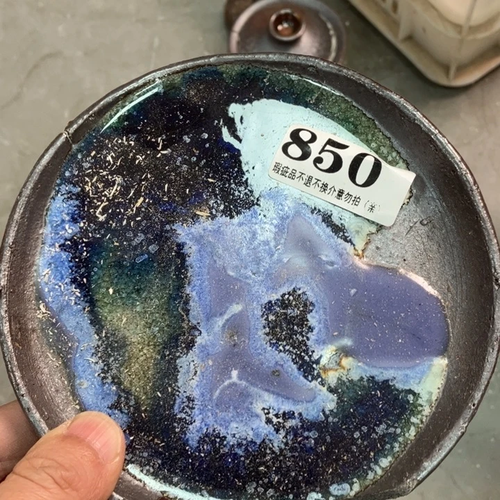 柴烧杯子与宝瓶大放漏