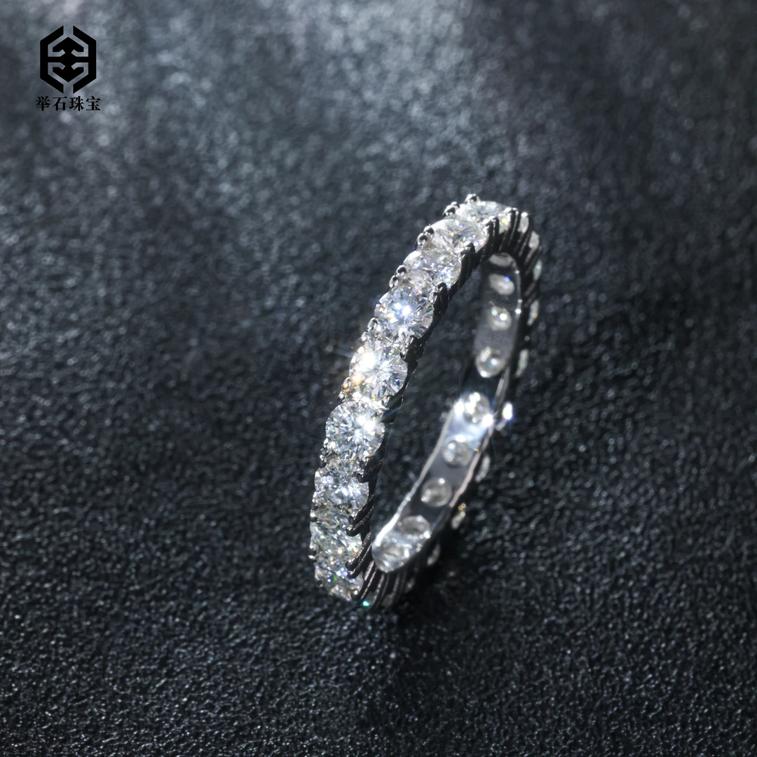 925银莫桑石银制品 TH1220-9819-814莫桑钻戒指（一件多样性/自选）