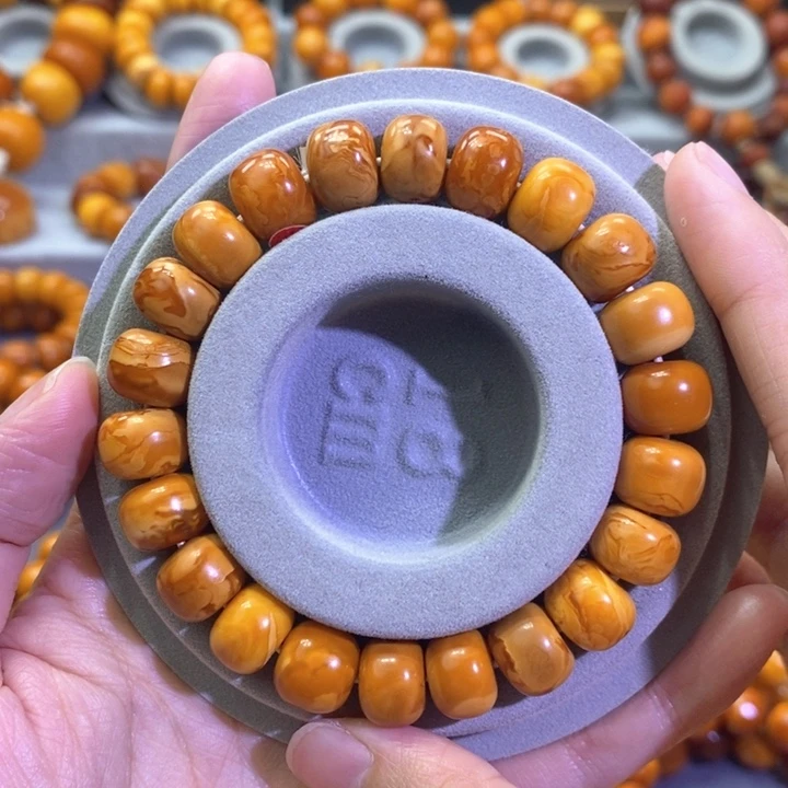 未镶嵌琥珀裸石琥珀蜜蜡手串