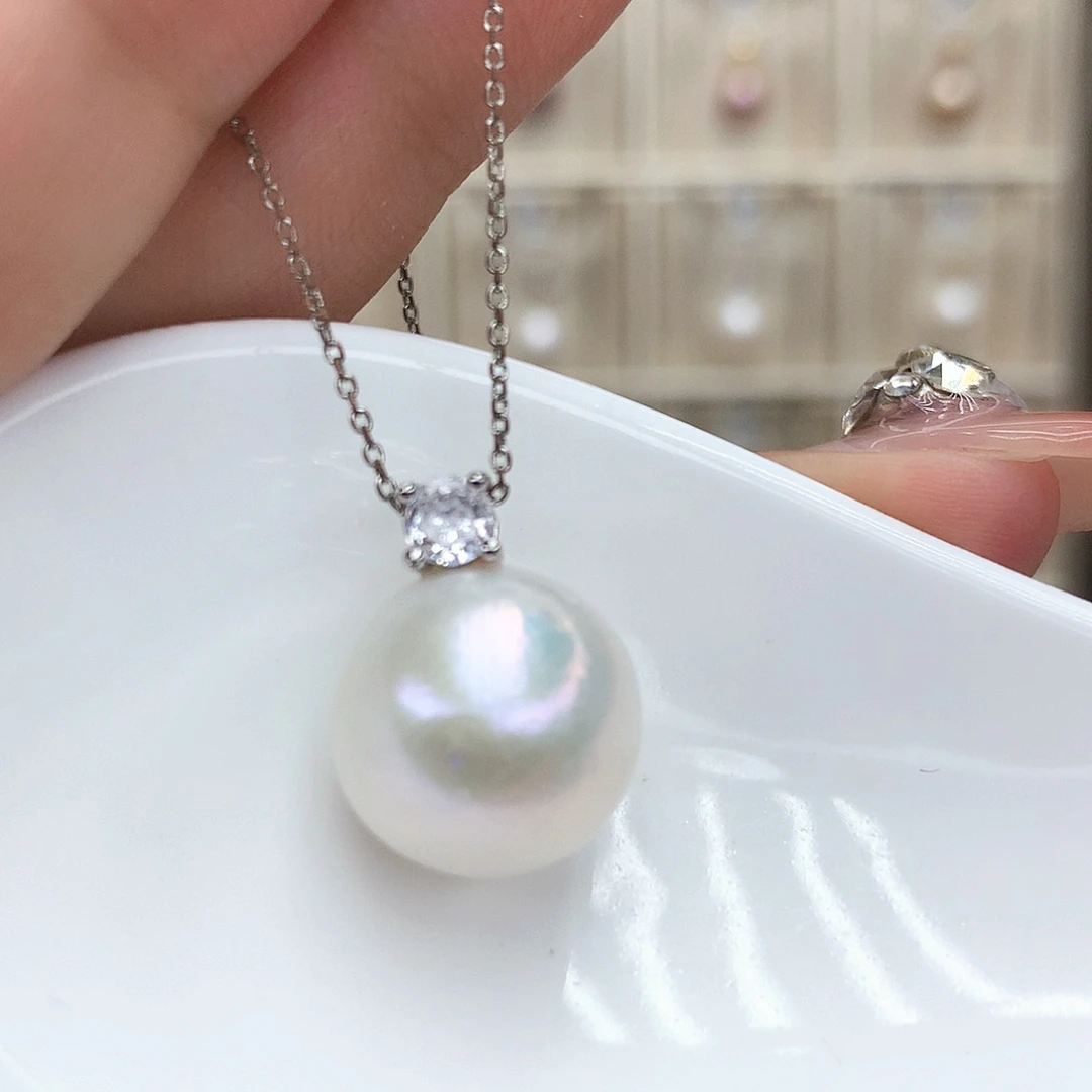 淡水珍珠合金颈饰
