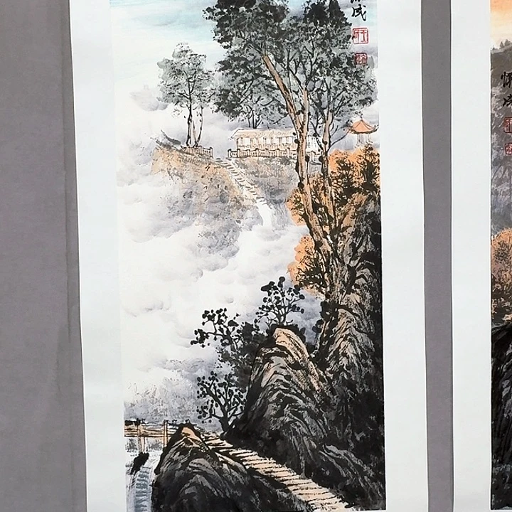 国画亲笔手绘放心去藏