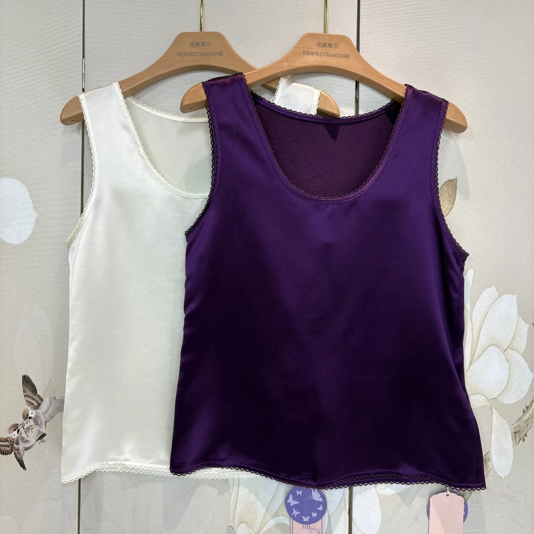 三醋酸象牙百搭款女小背心舒适深圳南油精品