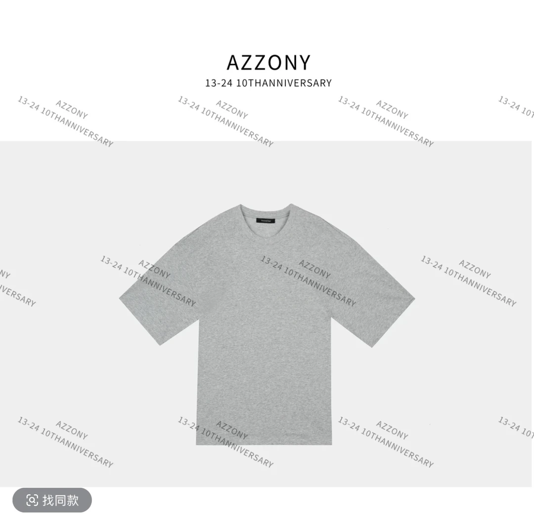 【特价青苍】Az LongQuan 极简主义舒适短袖tee QTXJ246188