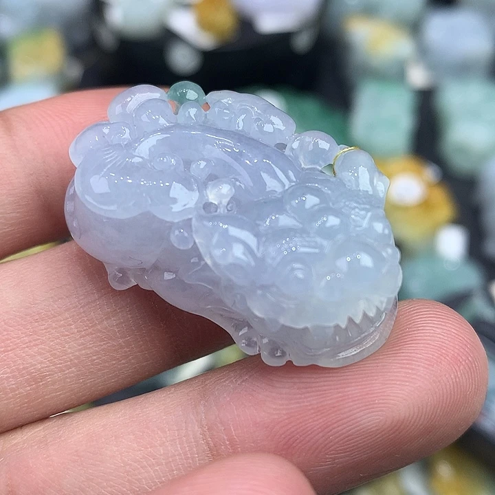 翡翠未镶嵌颈饰天然缅甸翡翠貔貅吊坠