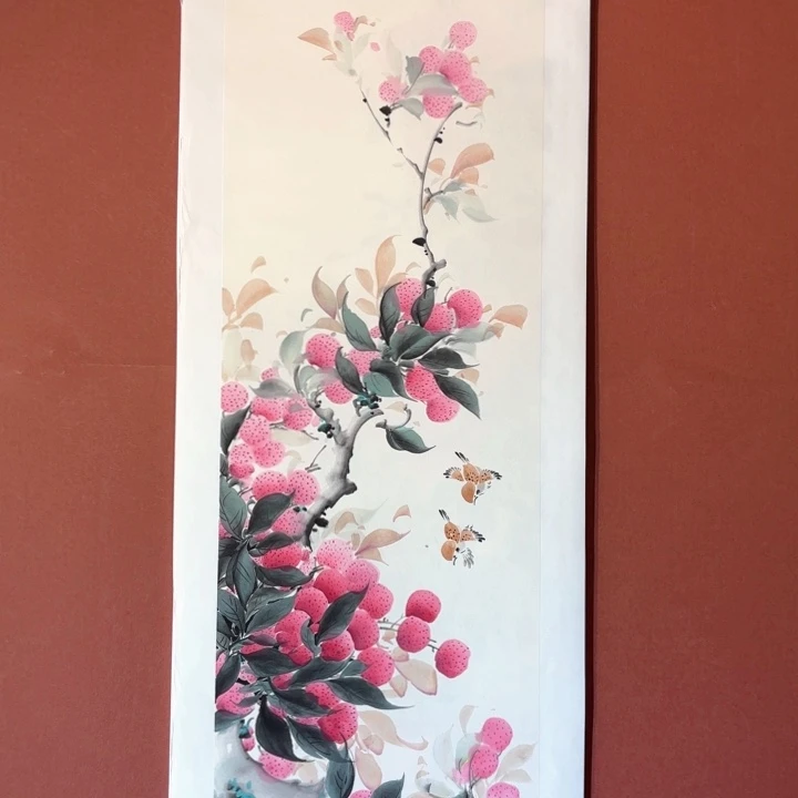 国画听兰老师花鸟