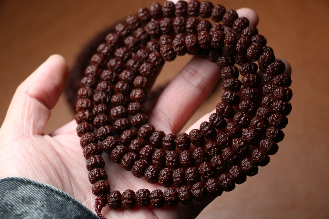 超级飞碟平细小金刚菩提子长串108颗颗去黄定制级