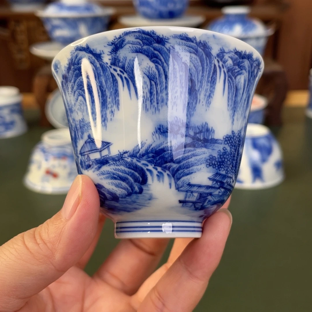 杯景德镇陶瓷手工手绘