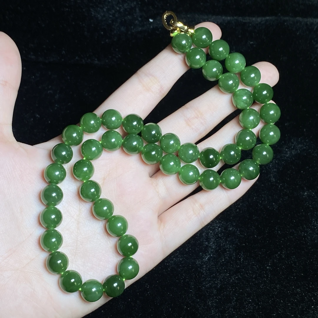 【小北好物】和田玉项链-17QH16X534【多样性发一件】约9mm+