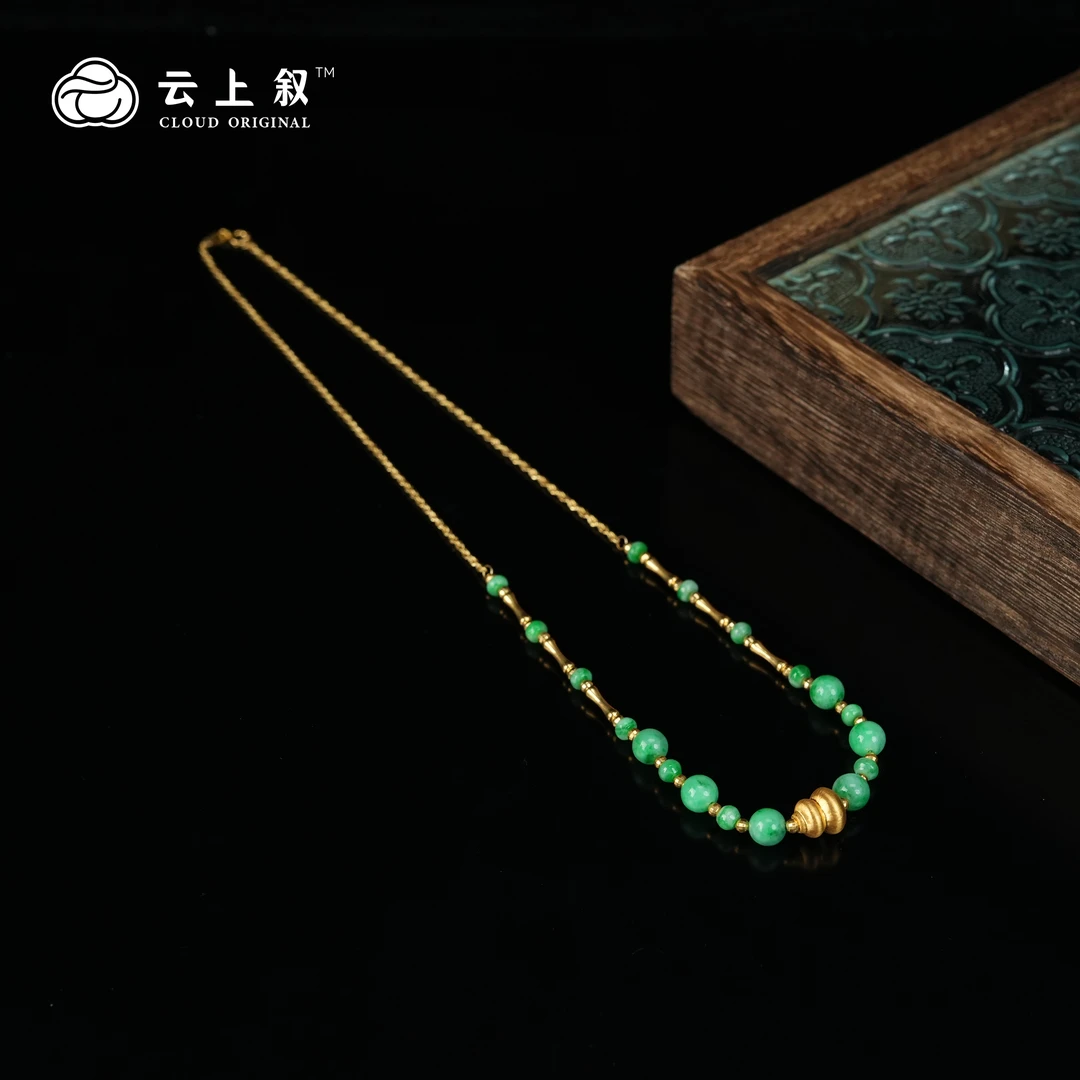 【云上叙】 27 QJD08200076 翡翠项链-多样性发其一