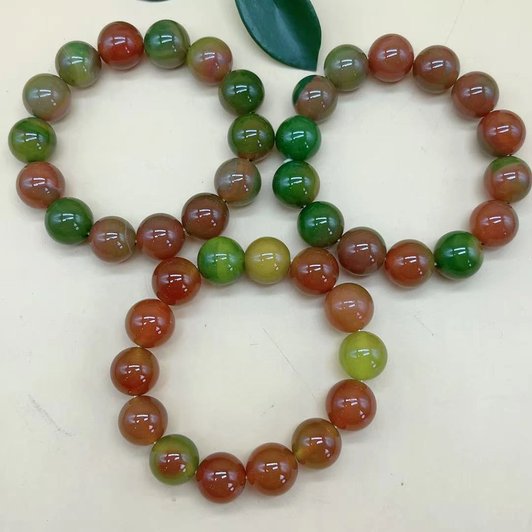 【玉美人曌璞阁】盐源玛瑙手串约卡14（多样性发货拍一发一）