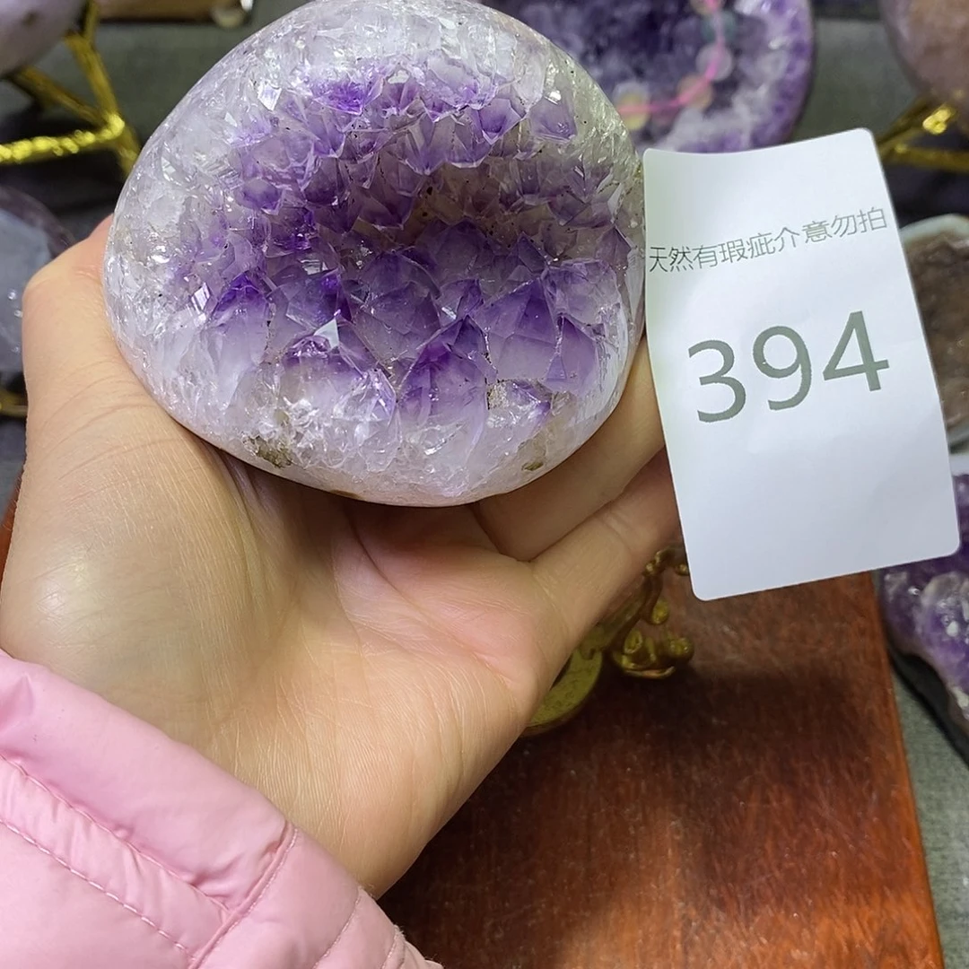 珠宝半成品紫晶未镶嵌