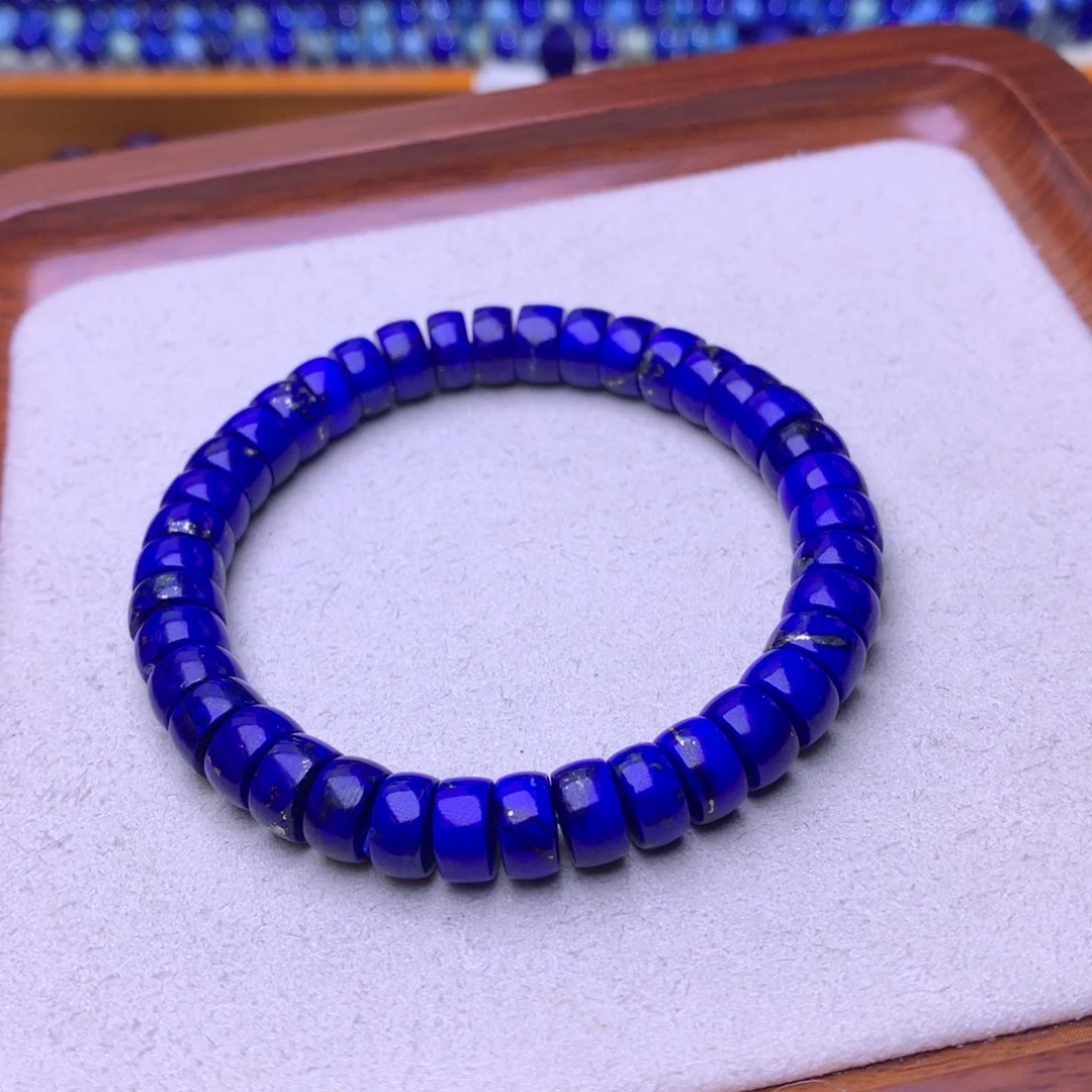 青金石未镶嵌手串8mm