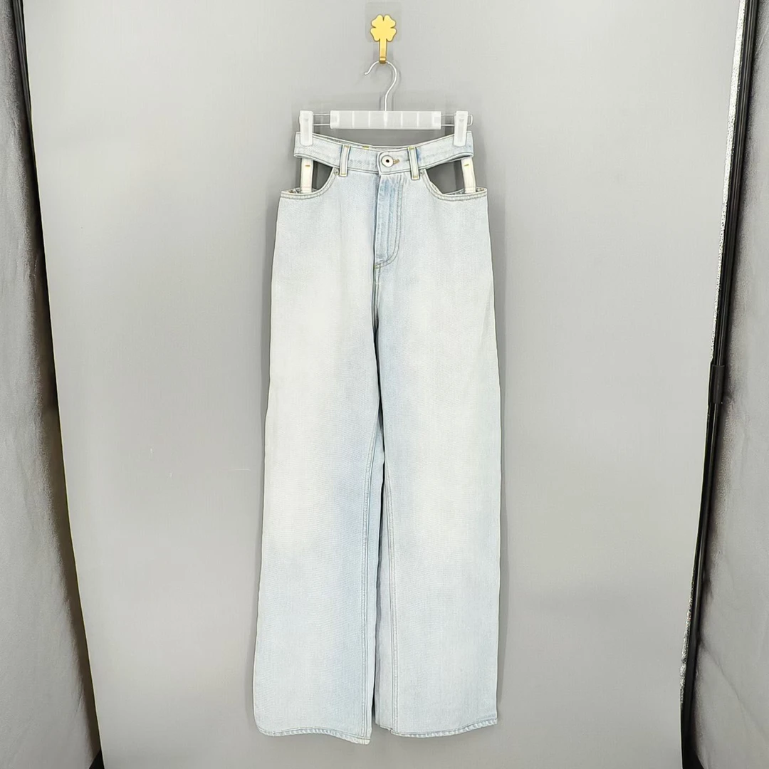 99新 Maison Margiela/梅森马吉拉 葡萄籽奢潮/微喇牛仔裤/36女装