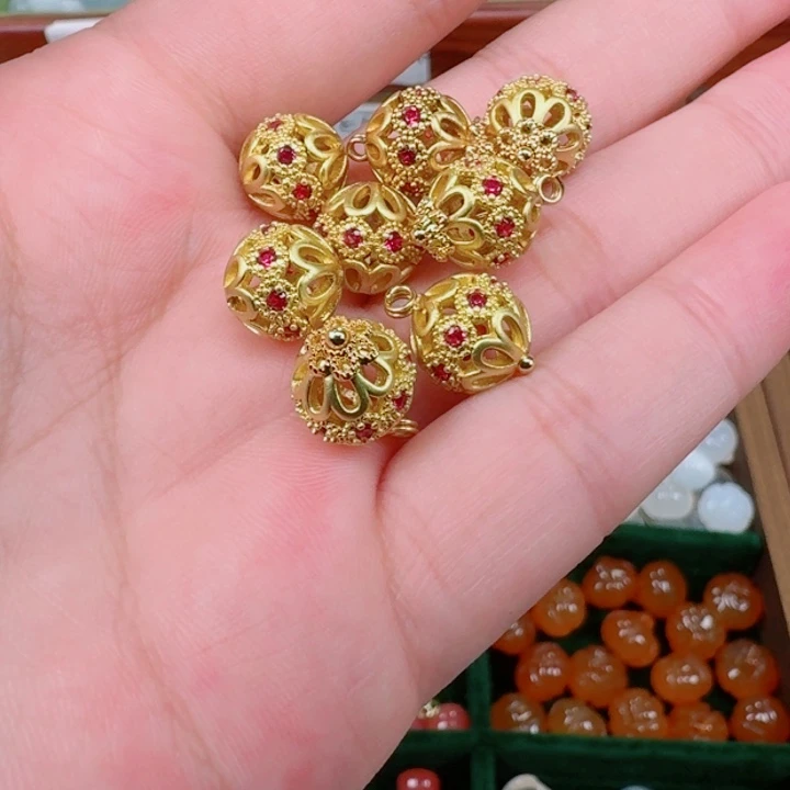 圆珠扣铜扣新中式