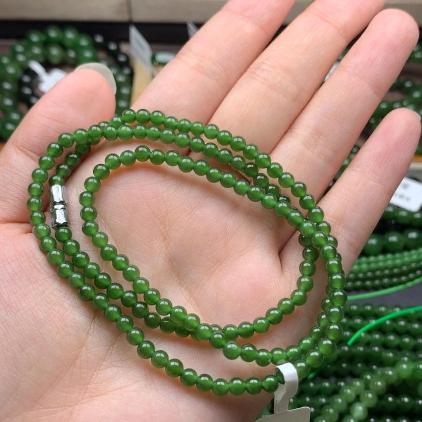 【闪购商品】颈饰未镶嵌和田玉（碧玉）田****?