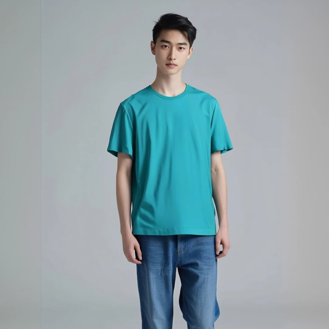 8412-男士（云杉绿）短袖T恤