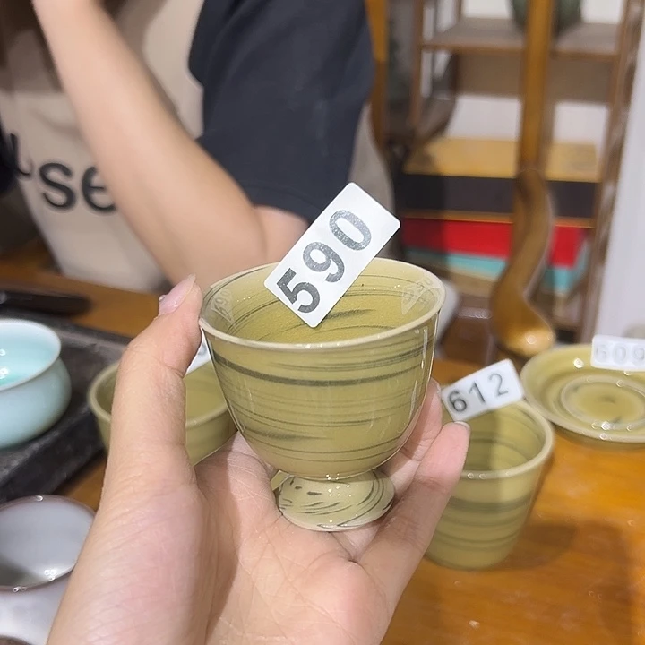 云间青瓷龙泉小米茶器