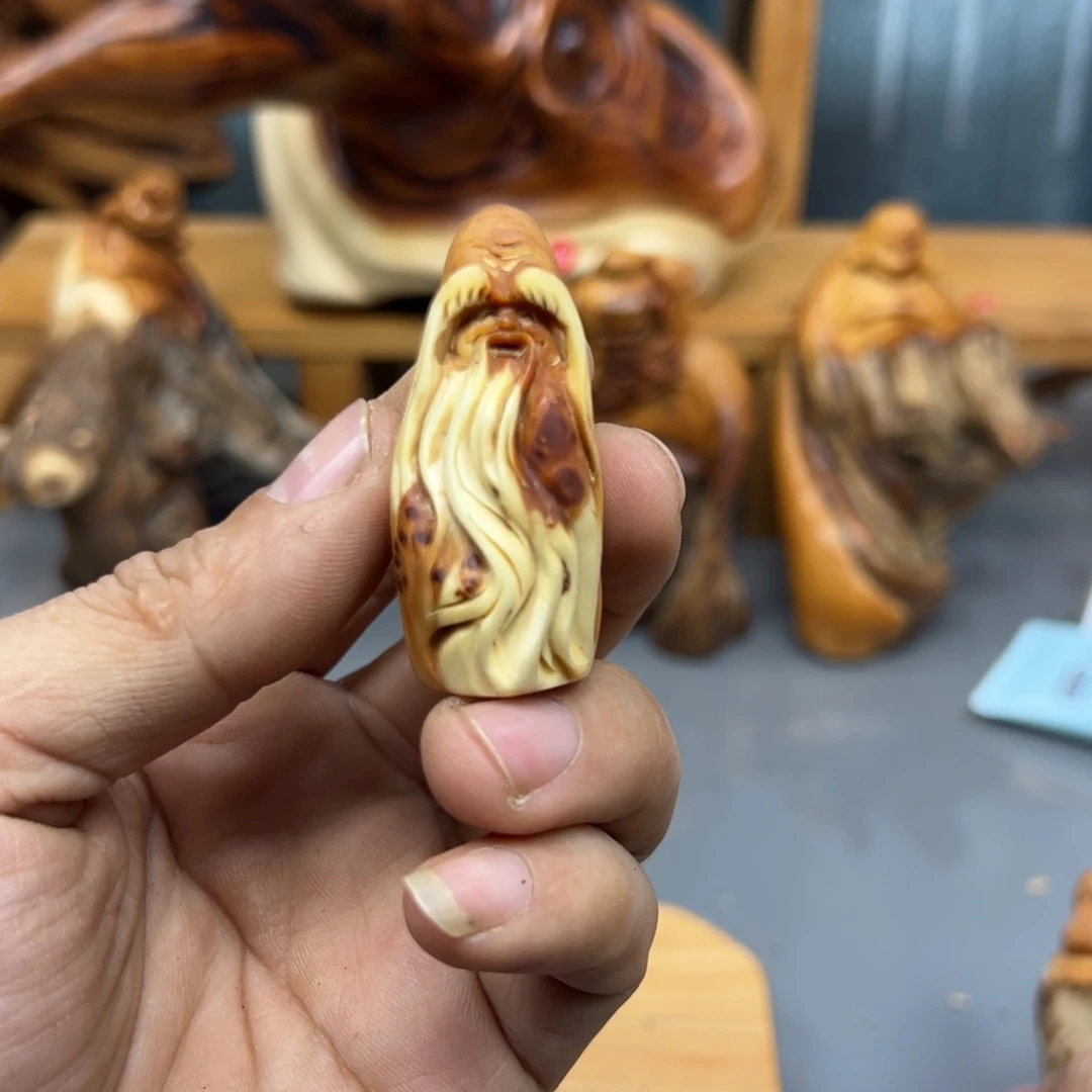 用***2木崖柏木摆件手把件