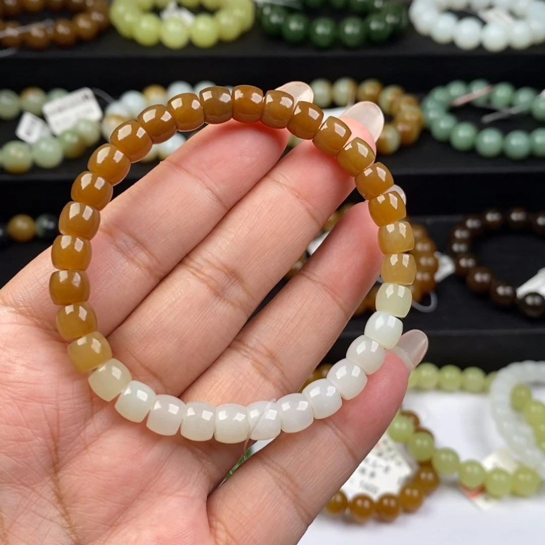 和田玉手串未镶嵌