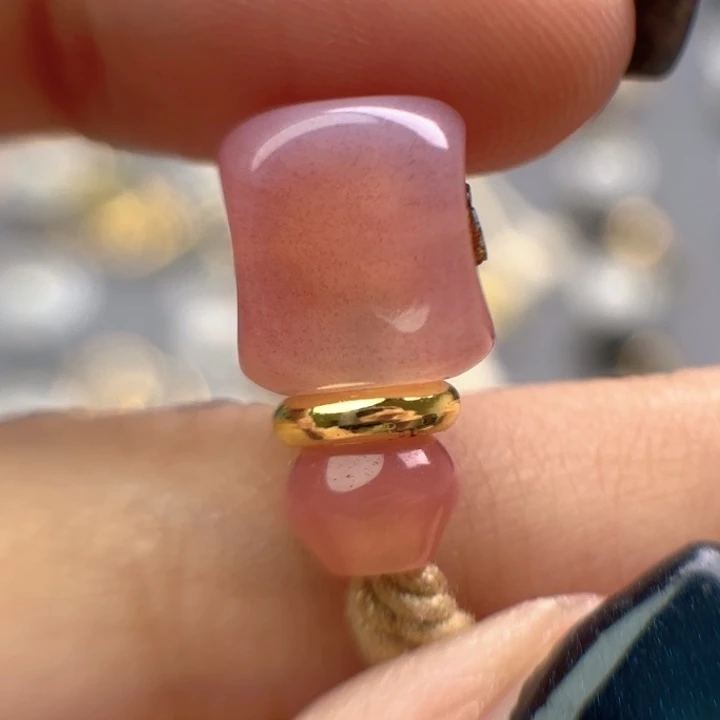 玛瑙/玉髓未镶嵌文玩配饰适配3-7mm的串