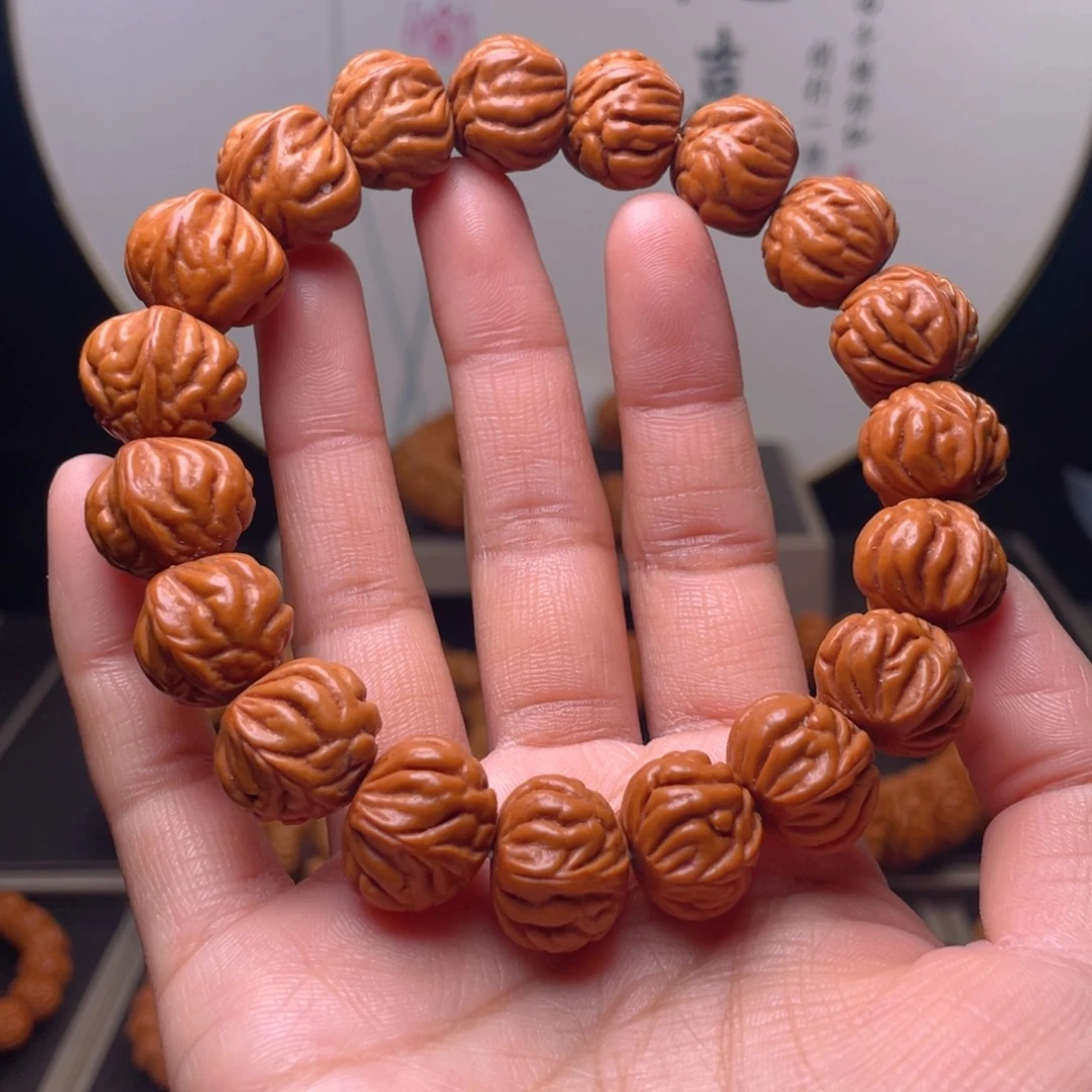 吊坠桃核17尺寸蟠龙爆肚