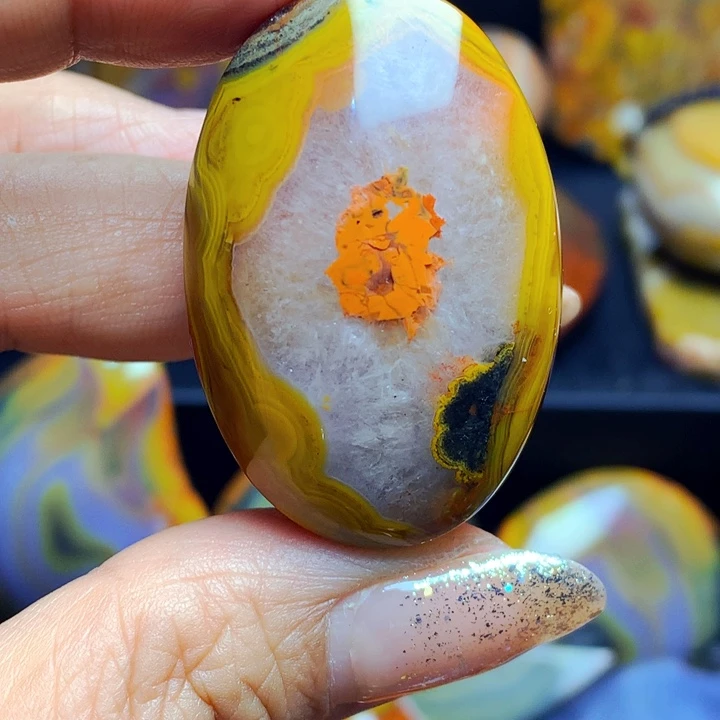 玛瑙/玉髓合金颈饰