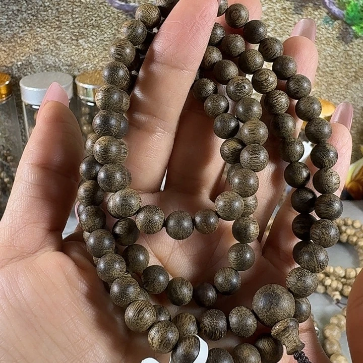 唯***一沉香手串纹莱老料