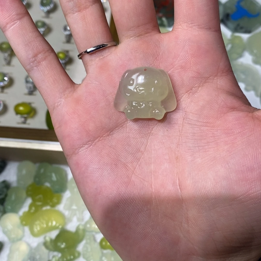 岫玉未镶嵌吊坠(不含链)两单包邮