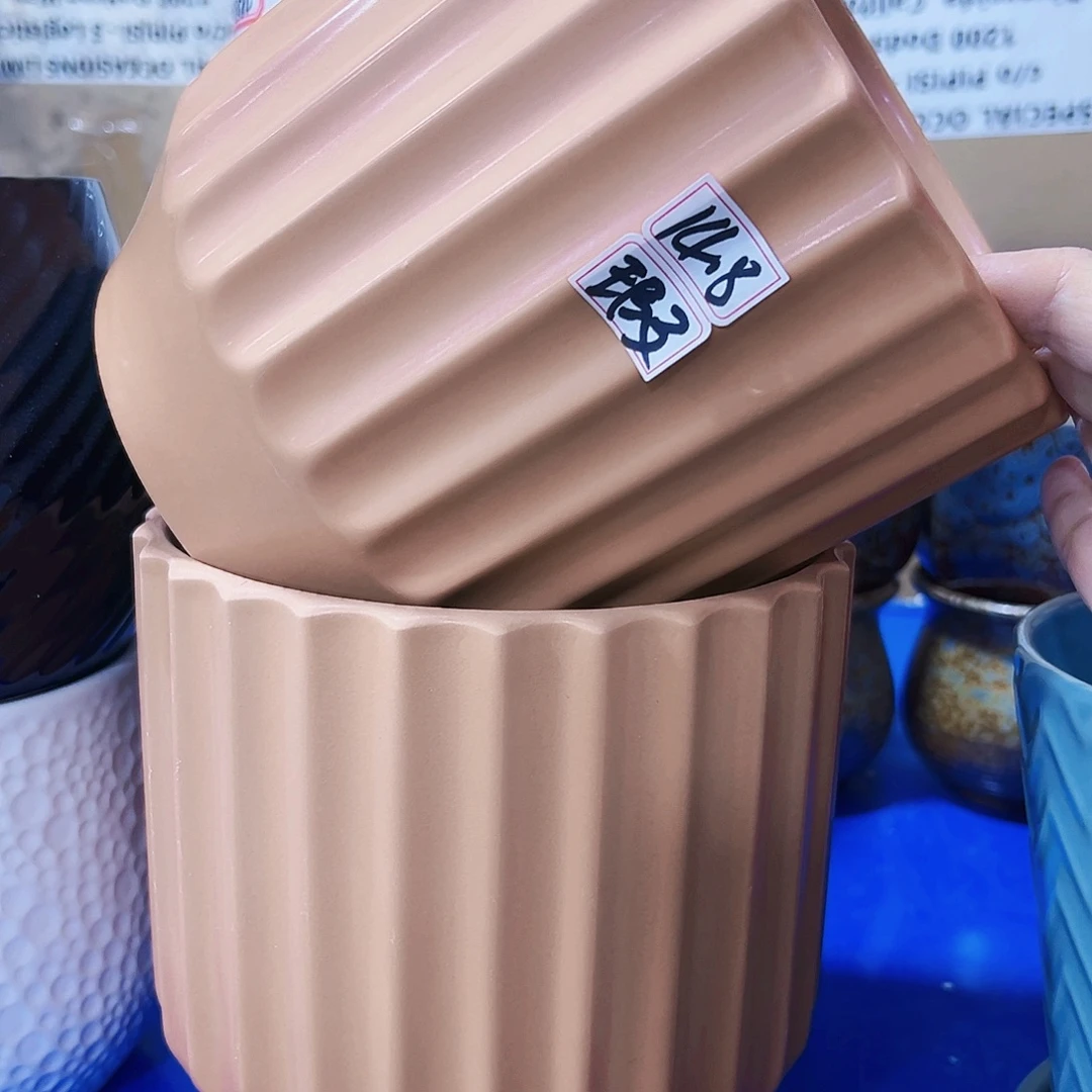 外贸尾货陶瓷花盆凑单10米包邮