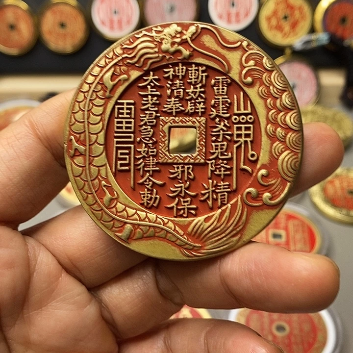 铜现代仿制工艺文创铜币