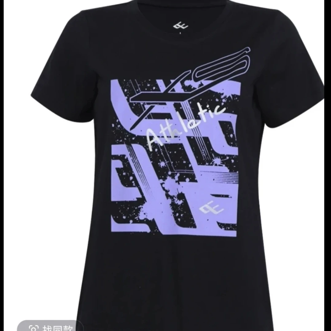 向尚运动女士短袖白5404黑5403