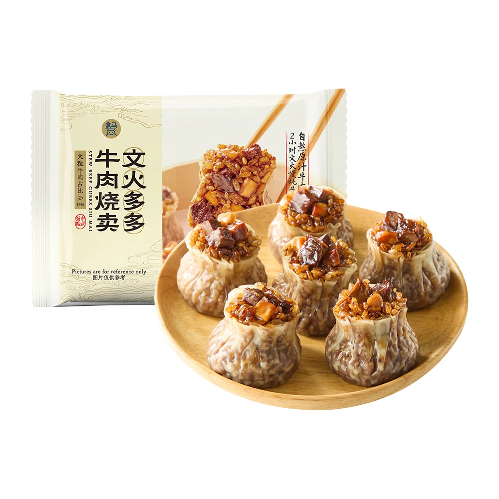 盒马 文火牛肉多多纸皮烧卖 360g (6只)