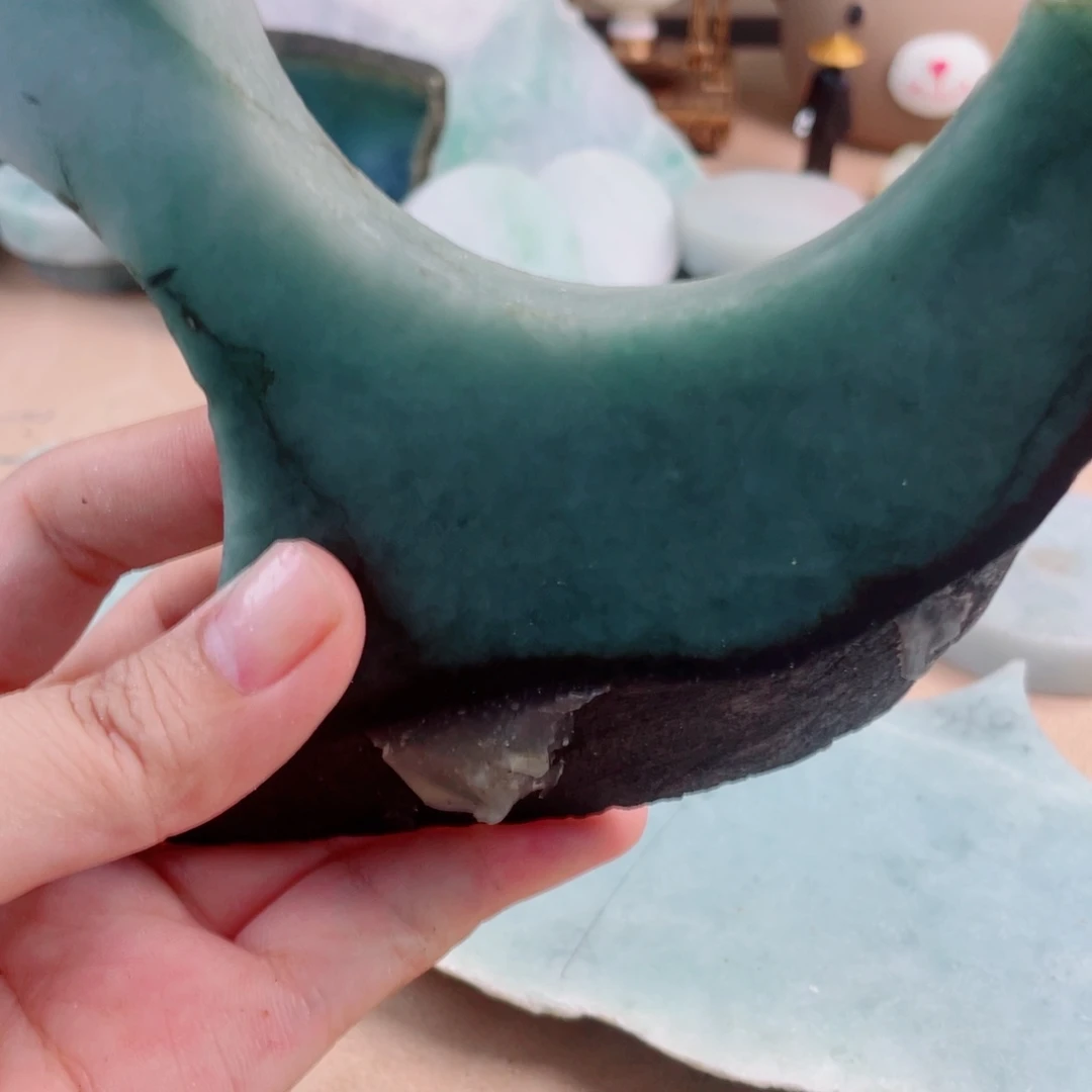 翡翠未镶嵌颈饰225
