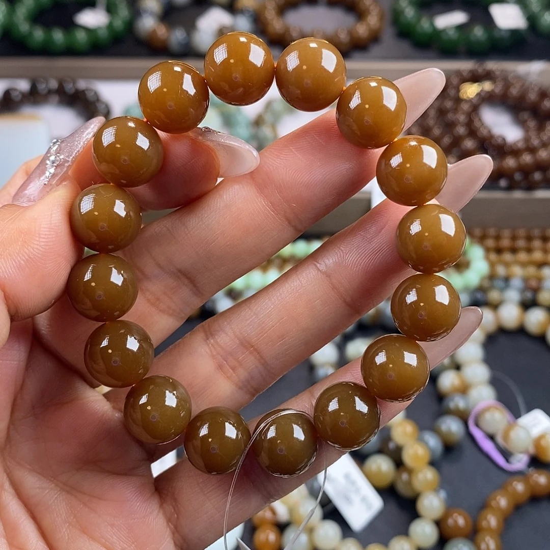 和田玉手串未镶嵌