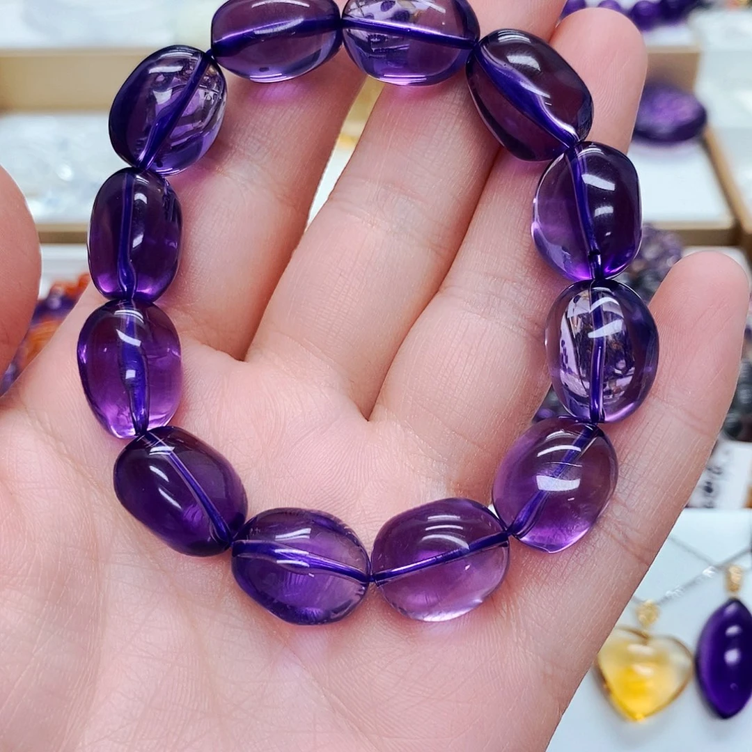 水晶手串未镶嵌A****?天然