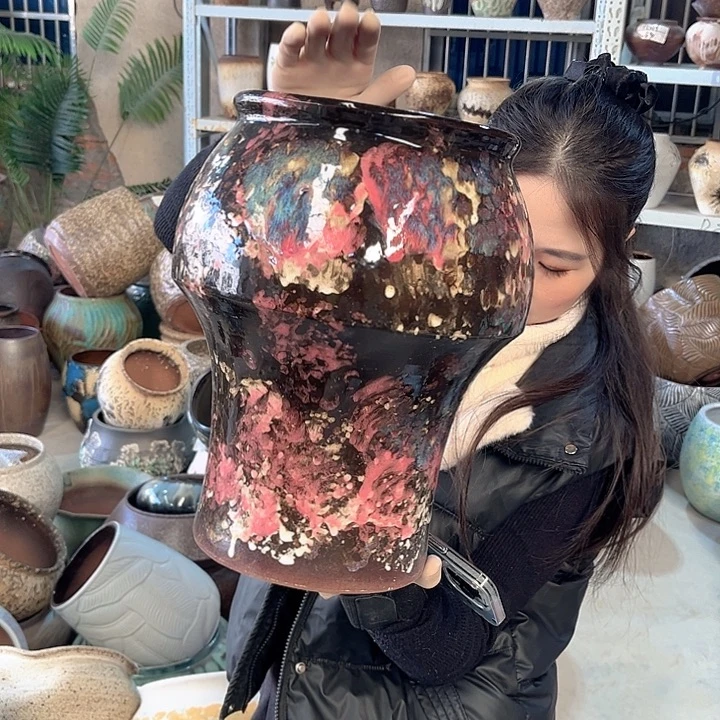 正品口20高32花盆……